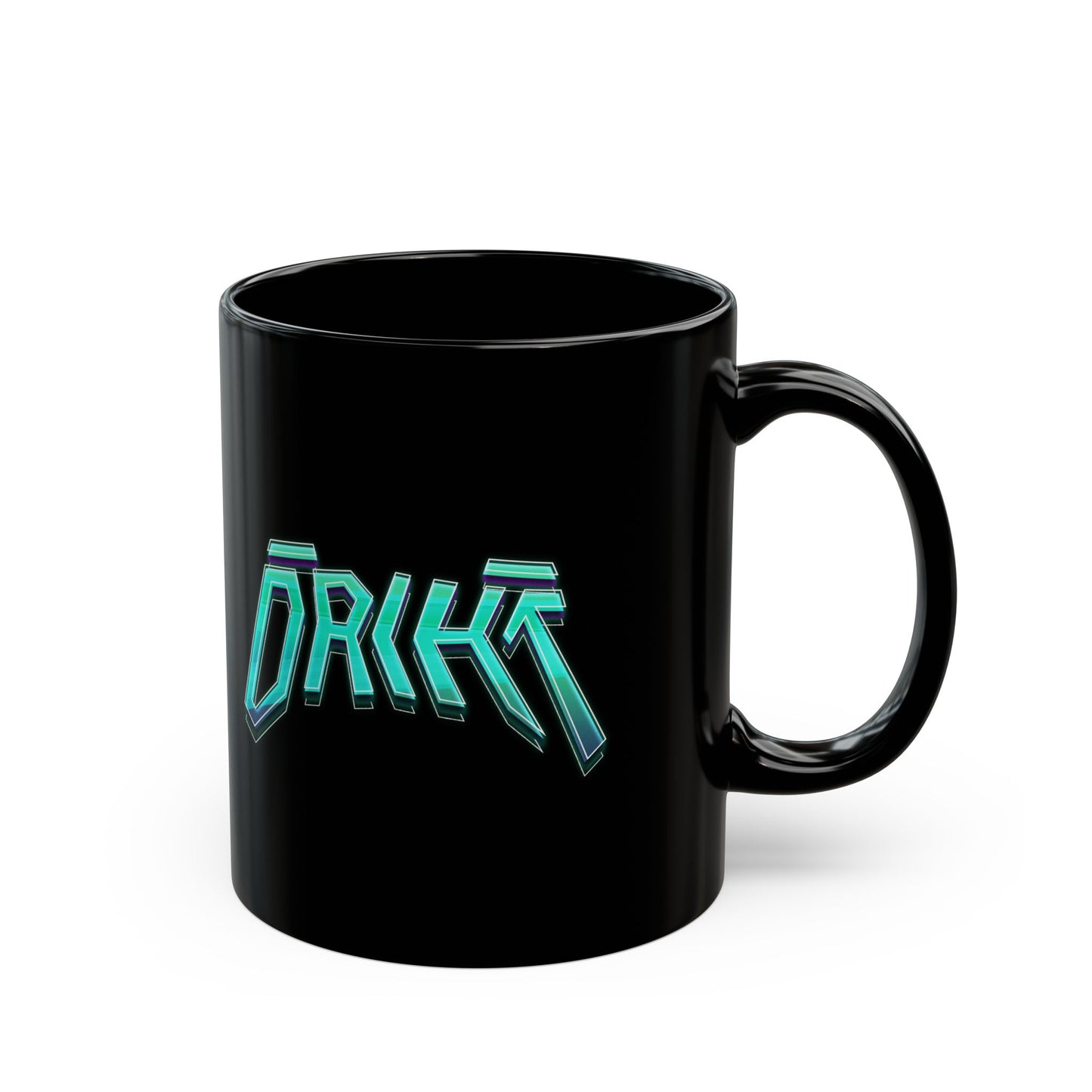 Vibrant ‘DRIHT’ Black Coffee Mug - Perfect for Gamers & Coffee Lovers - 11oz