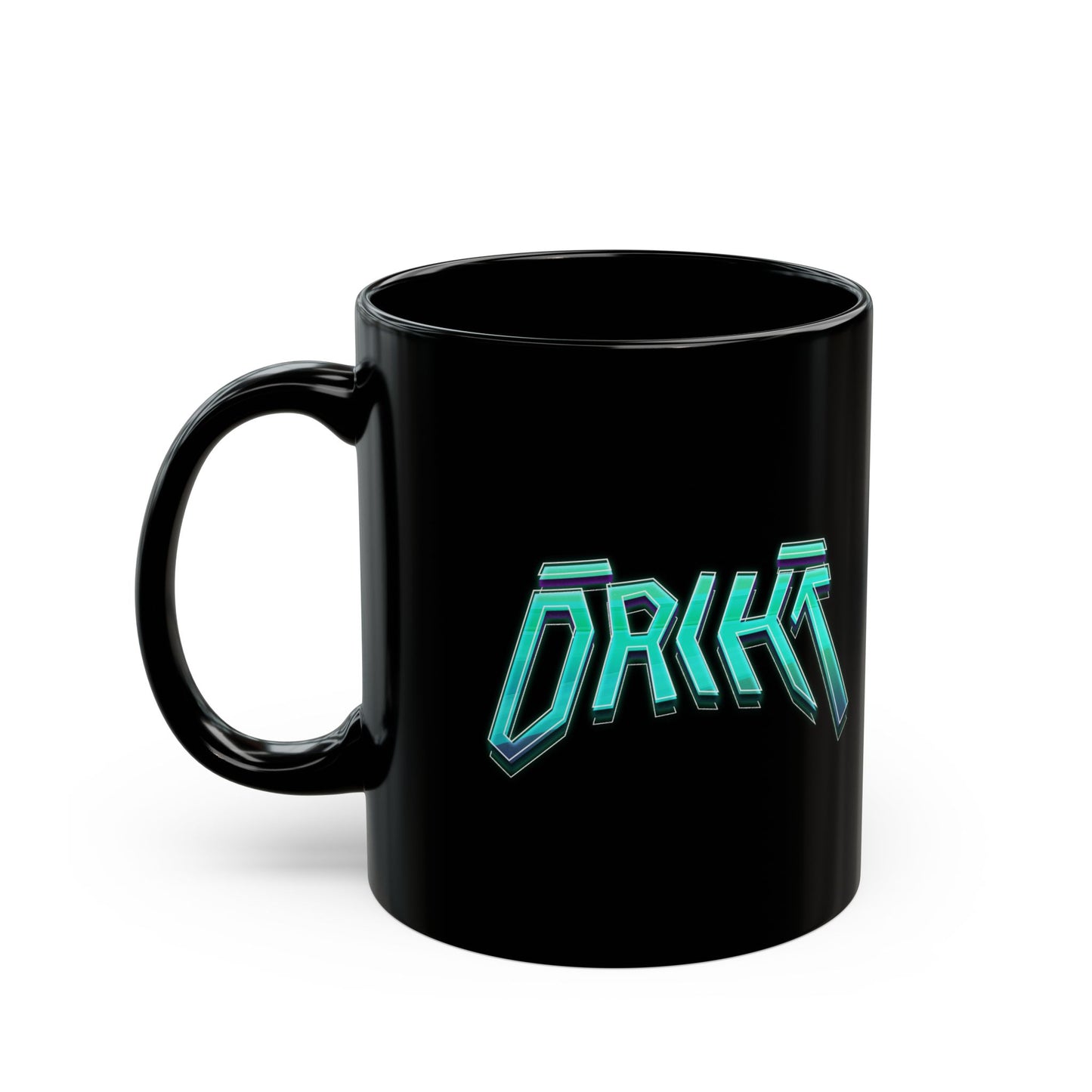 Vibrant ‘DRIHT’ Black Coffee Mug - Perfect for Gamers & Coffee Lovers - 11oz